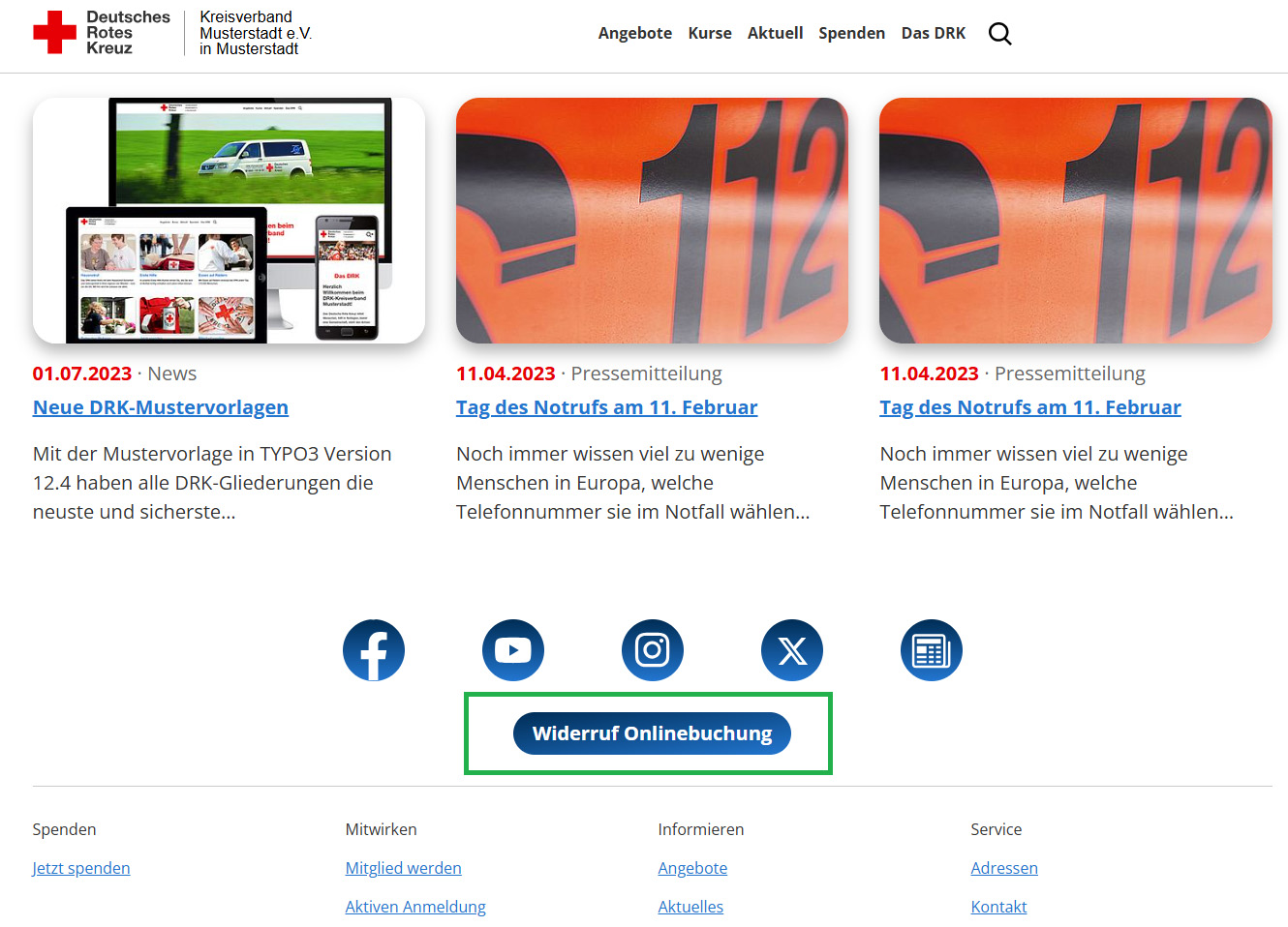 Anleitung Verwendung des Widerrufsbuttons